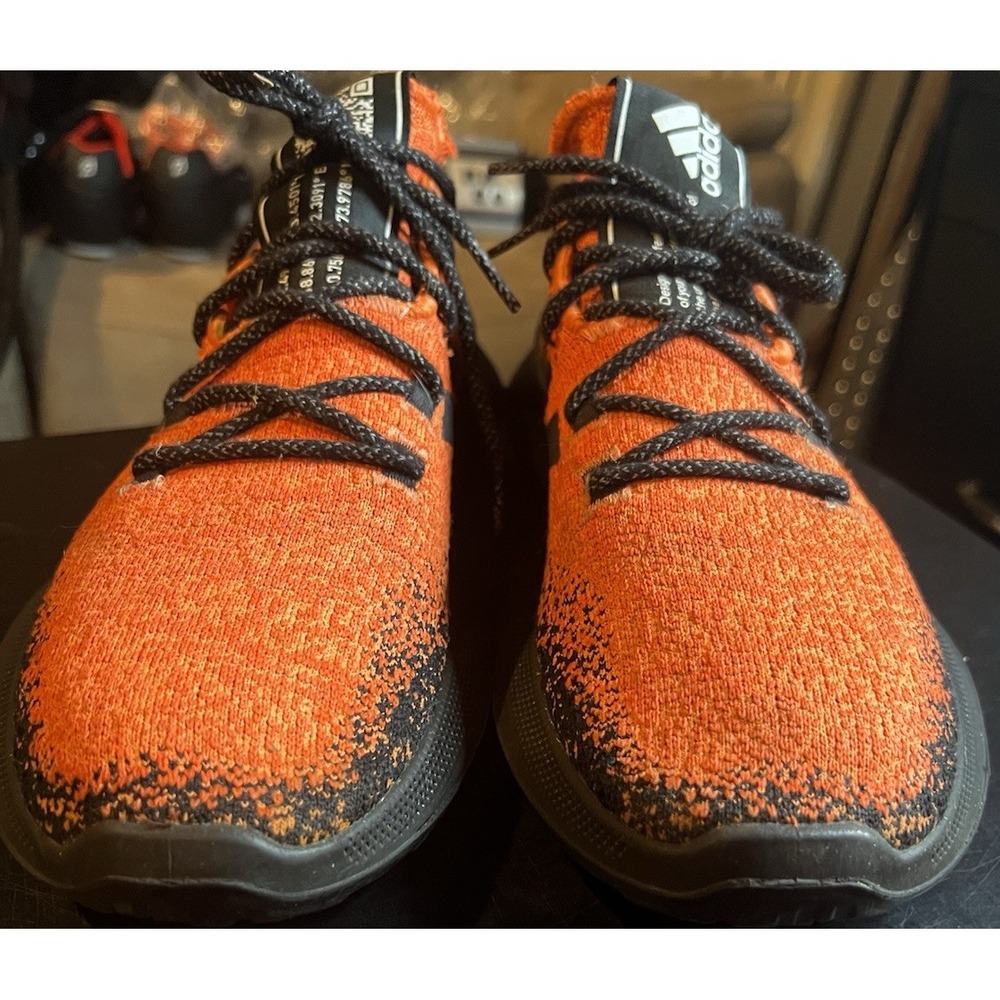 Adidas Sensebounce+ Men's Running Shoes, Sneakers, Orange Black, Size 11 - Picture 7 of 10